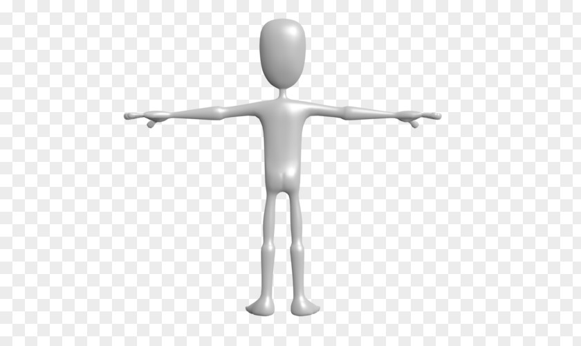 Cartoon Model Thumb Mannequin Angle PNG