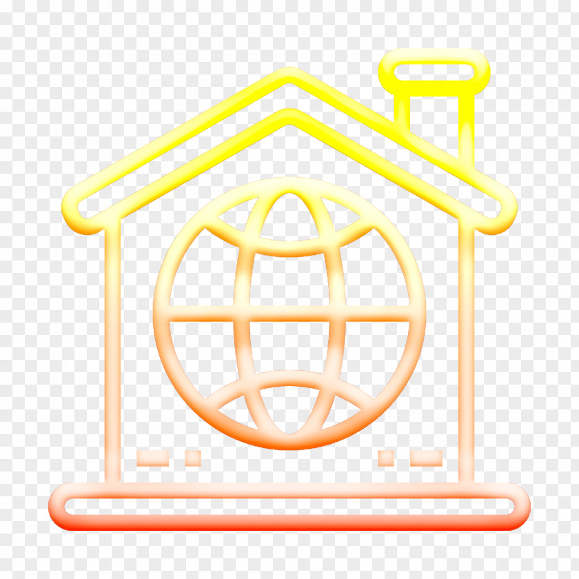 Home Icon Earth Globe PNG