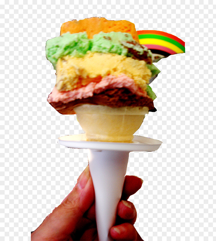 Lamian Ice Cream Cones Sundae Gelato Cholado PNG