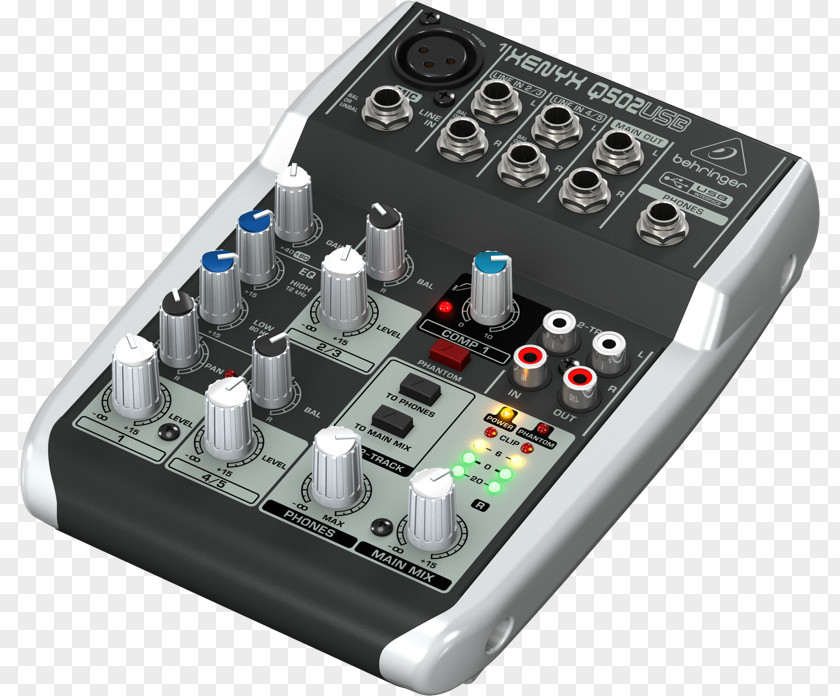 Microphone Behringer Xenyx Q502USB Audio Mixers X1204USB 802 PNG