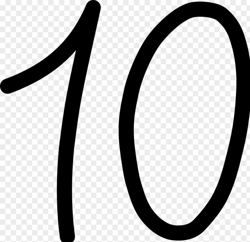 Ten Number Wikimedia Commons Numerical Digit Clip Art PNG