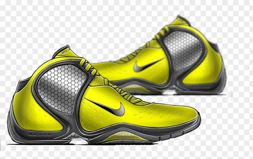 Yellow Brand Sports Shoes Nike Free Sneakers Shoe PNG