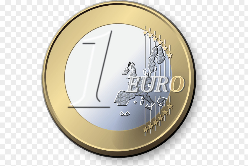 Coin 1 Euro Coins Clip Art PNG