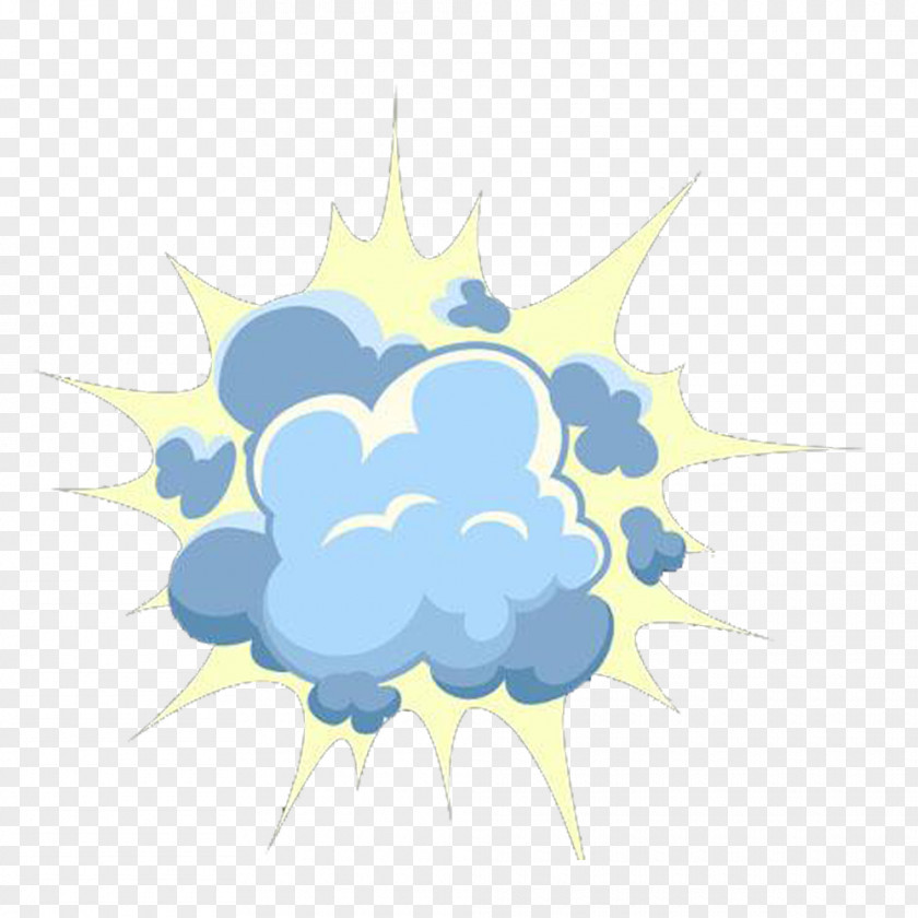 Explosion Bomb PNG Bomb, Blue bomb exploded after the smoke clipart PNG