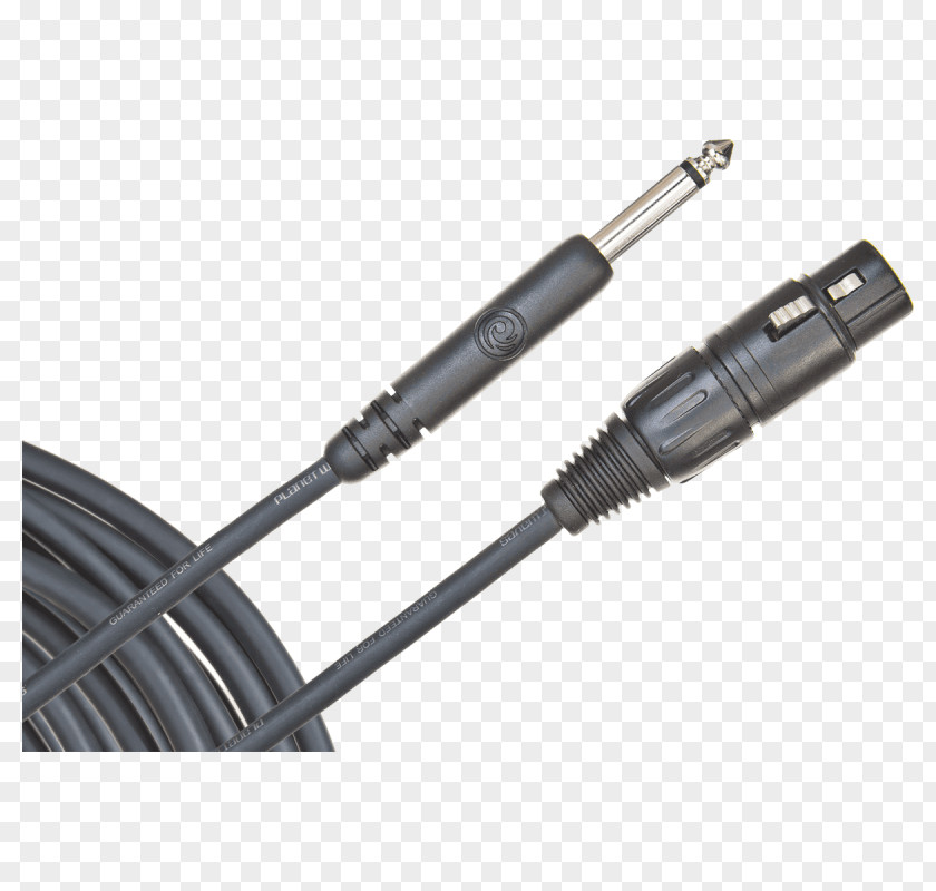 Microphone XLR Connector D'Addario Electrical Cable Recording Studio PNG