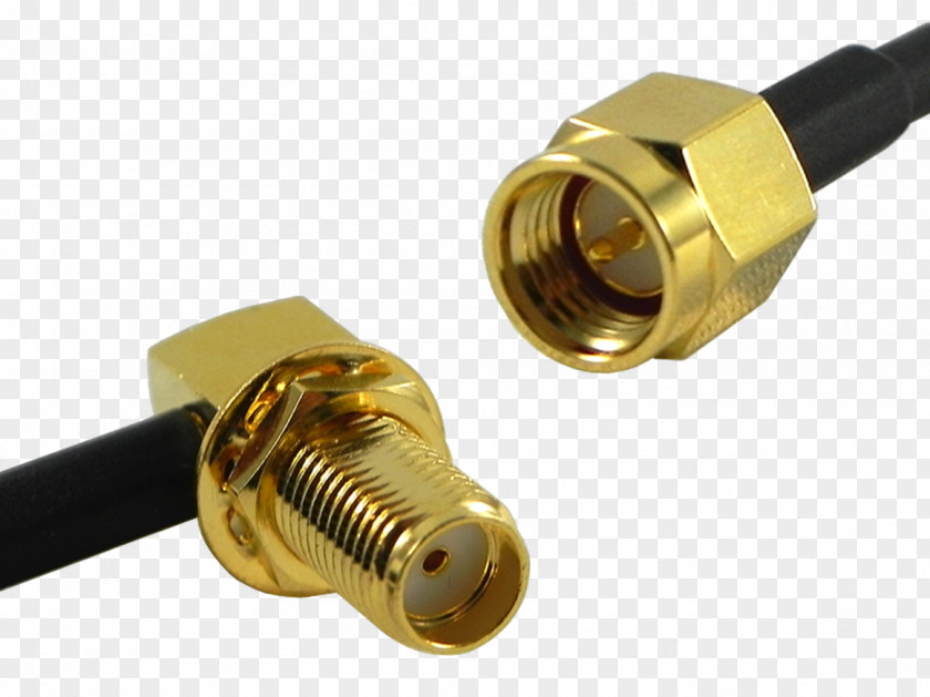 Microwave Coaxial Cable Electrical Connector SMA SMB PNG