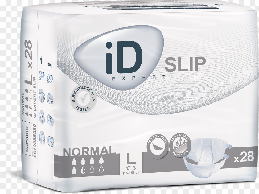 Slip Adult Diaper Urinary Incontinence Pad PNG