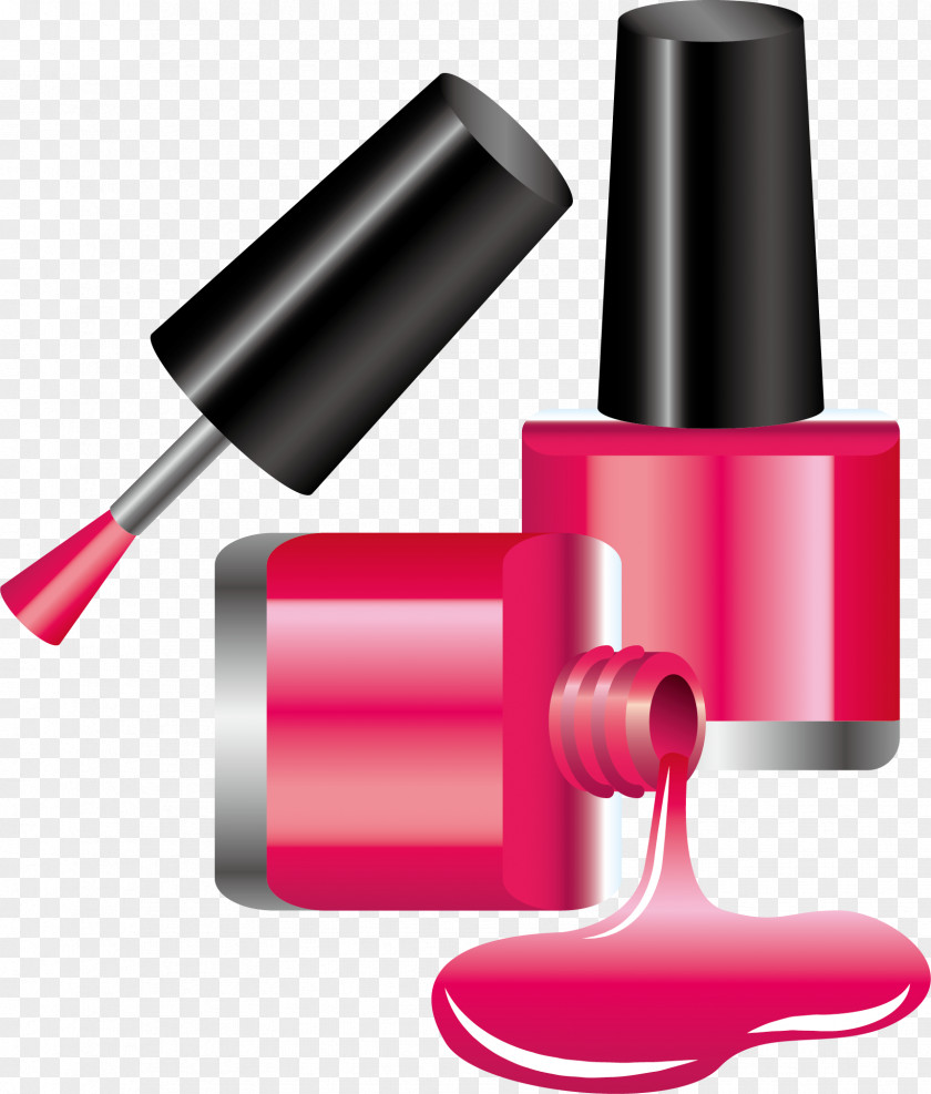 Vector Nail Polish Cosmetics Icon PNG
