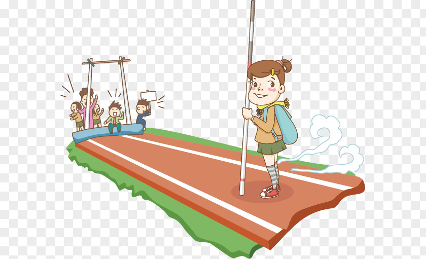 Youth Games Cartoon Illustration PNG