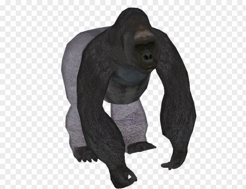 Gorilla Sculpture Fur Terrestrial Animal PNG