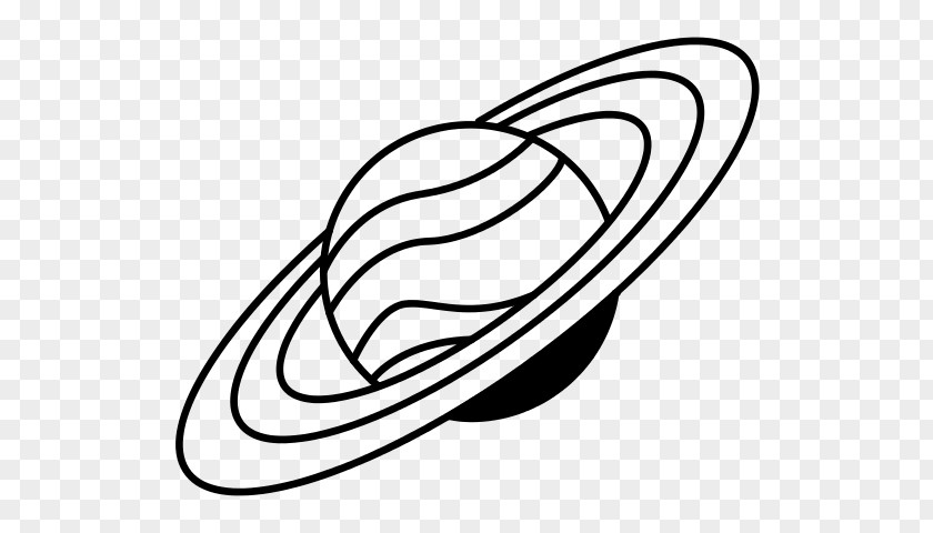 Planet Saturn Drawing Coloring Book PNG
