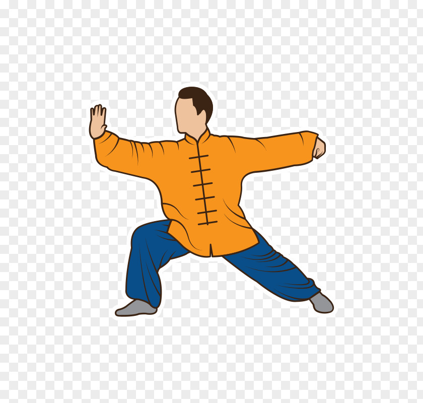 Tai Chi Exercise Chinese Martial Arts Vector Graphics Image PNG