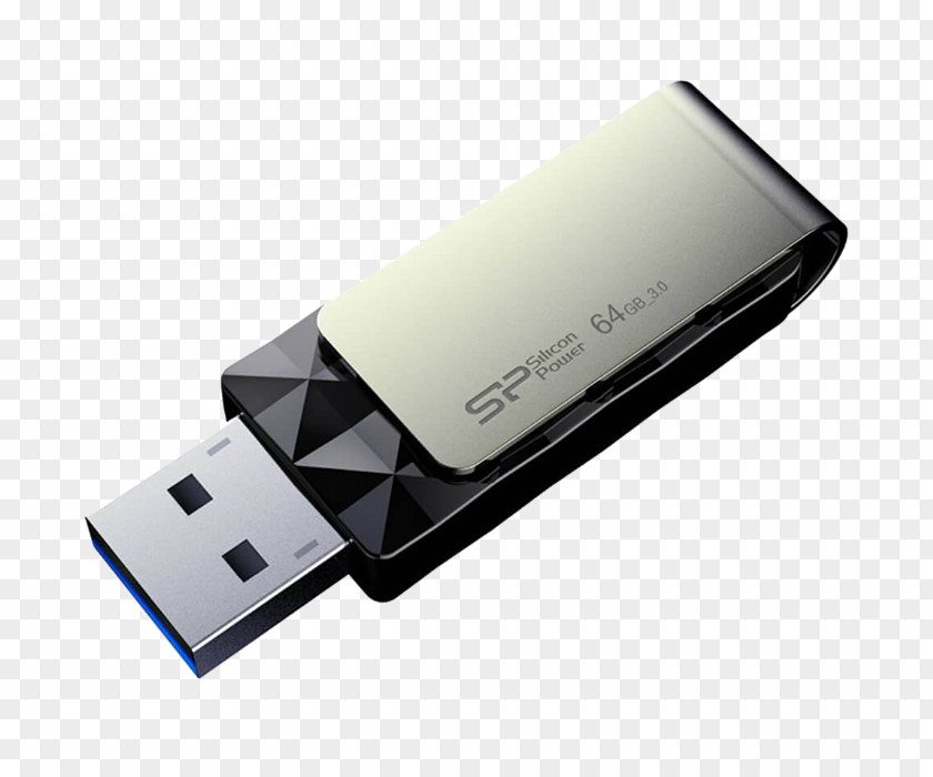 USB Diamond-cutting Flash Drive Blaze B30 Drives Silicon Power Computer Data Storage PNG