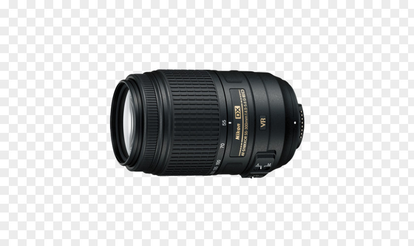 Camera Lens Nikon AF-S DX Nikkor 55-300mm F/4.5-5.6G ED VR D3300 Format 35mm F/1.8G Zoom-Nikkor 18-55mm F/3.5-5.6G PNG