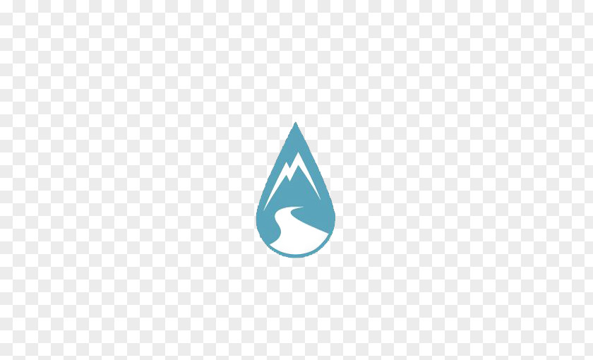 Flattened Water Droplets Drop Icon PNG