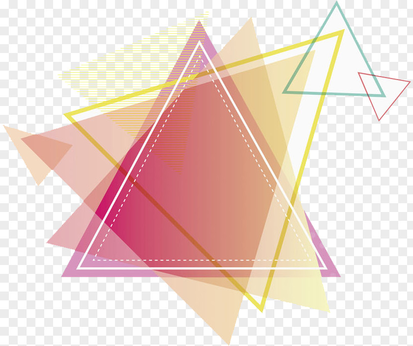 Red Triangle Drawing PNG