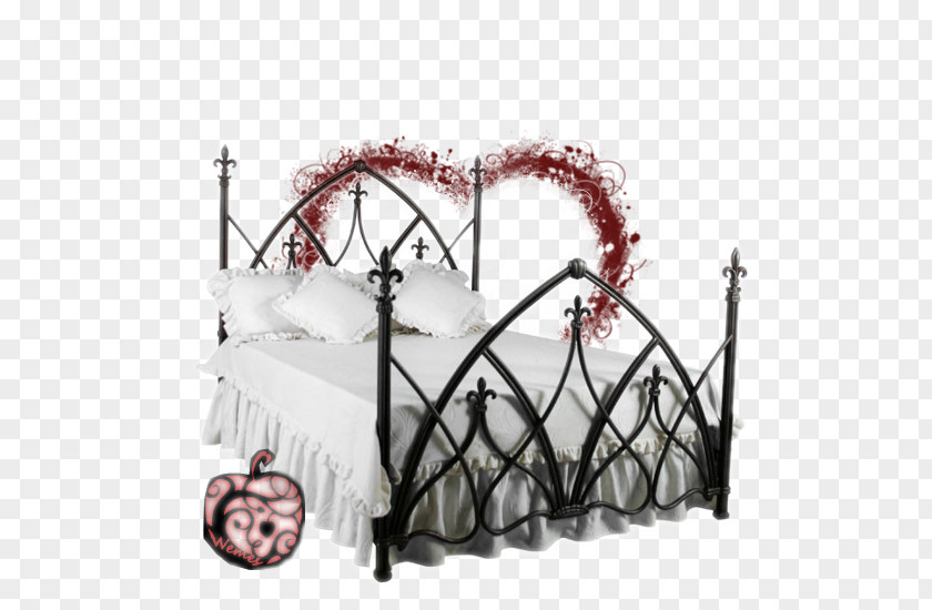 Bed Frame Gothic Art Architecture Material PNG