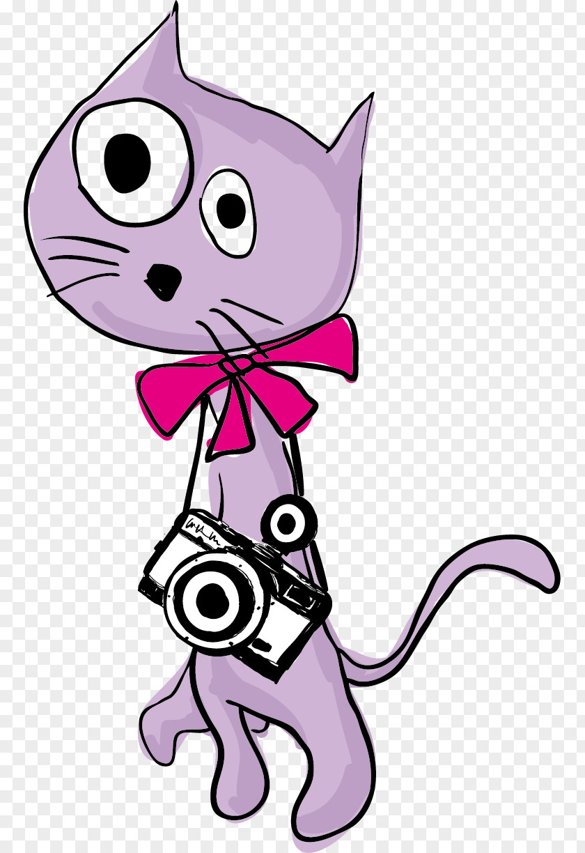Cartoon Kitten Drawing PNG