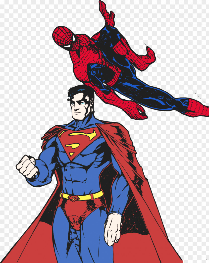 Superman Vs. The Amazing Spider-Man Hulk Superhero PNG