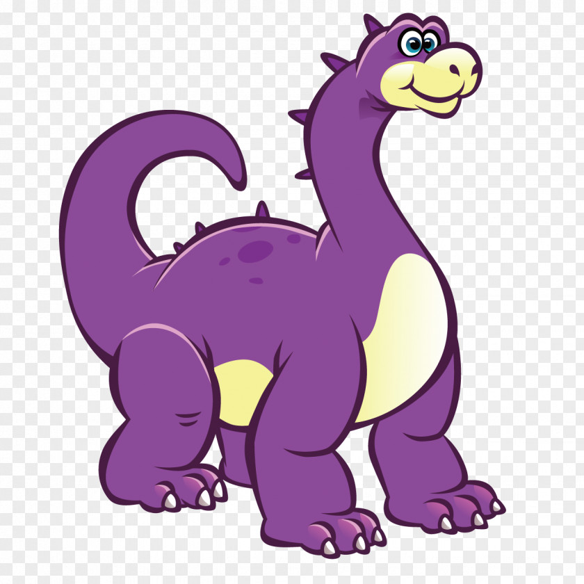 Purple Dinosaur Triceratops Tyrannosaurus Diplodocus PNG