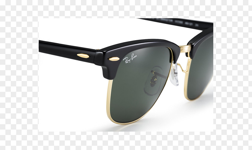 Ray Ban Ray-Ban Clubmaster Classic Aviator Sunglasses PNG