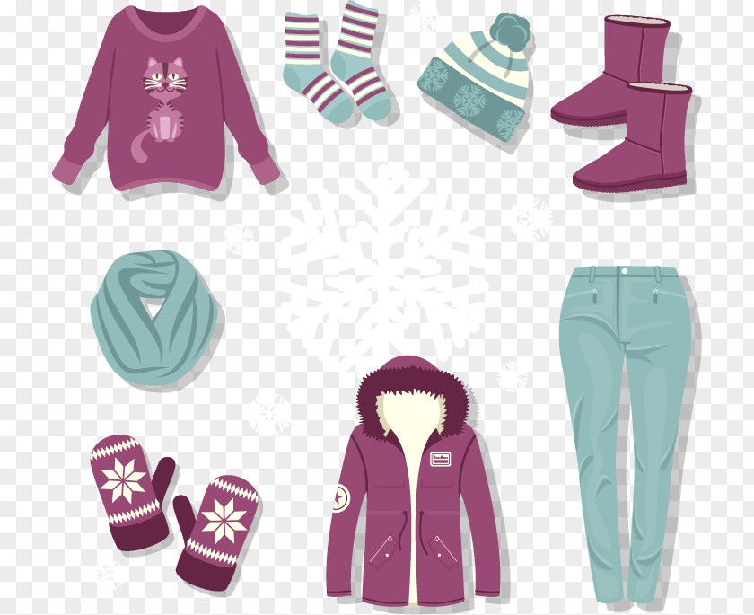 Winter Clothing Female Models Download Euclidean Vector Sweater PNG