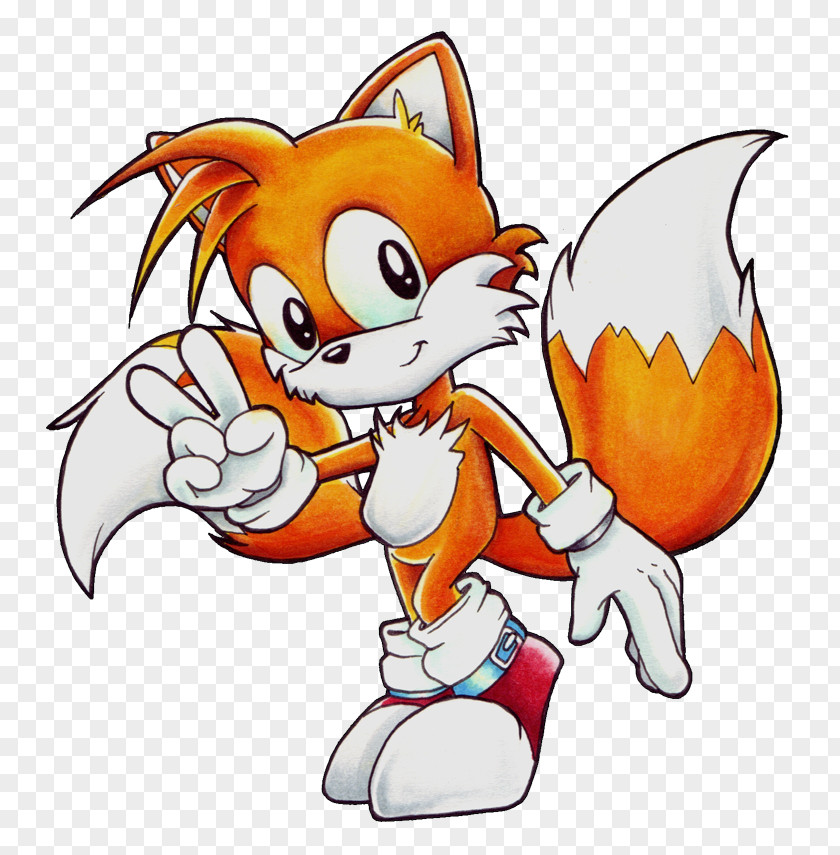 Art Fox Sonic The Hedgehog Tails Adventure Clip PNG