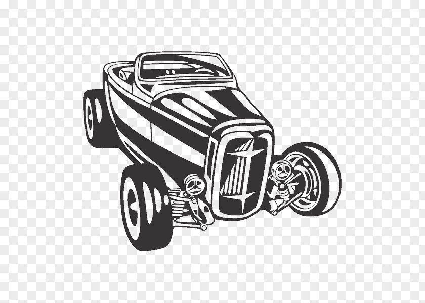 Car Wall Decal Hot Rod Sticker PNG
