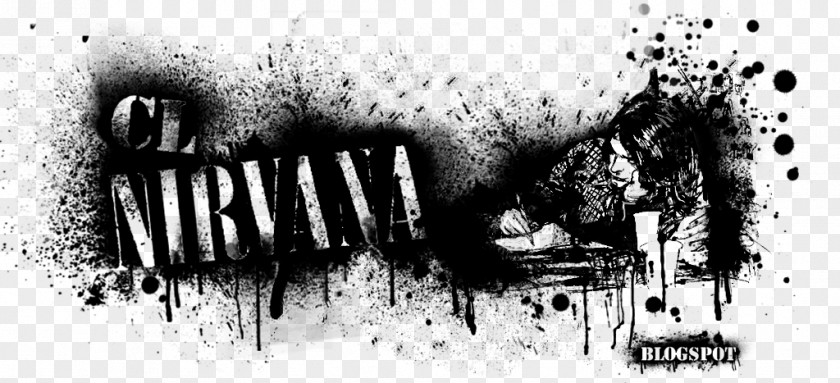 Kurt Cobain Nirvana Art Grunge Drawing PNG