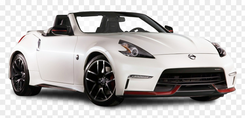 Nissan 370Z NISMO Roadster White Car 2018 Convertible Sports Chicago Auto Show PNG