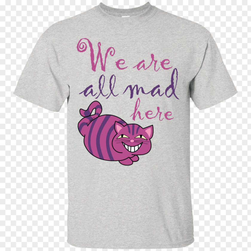 We Are All Mad Here Long-sleeved T-shirt Hoodie PNG