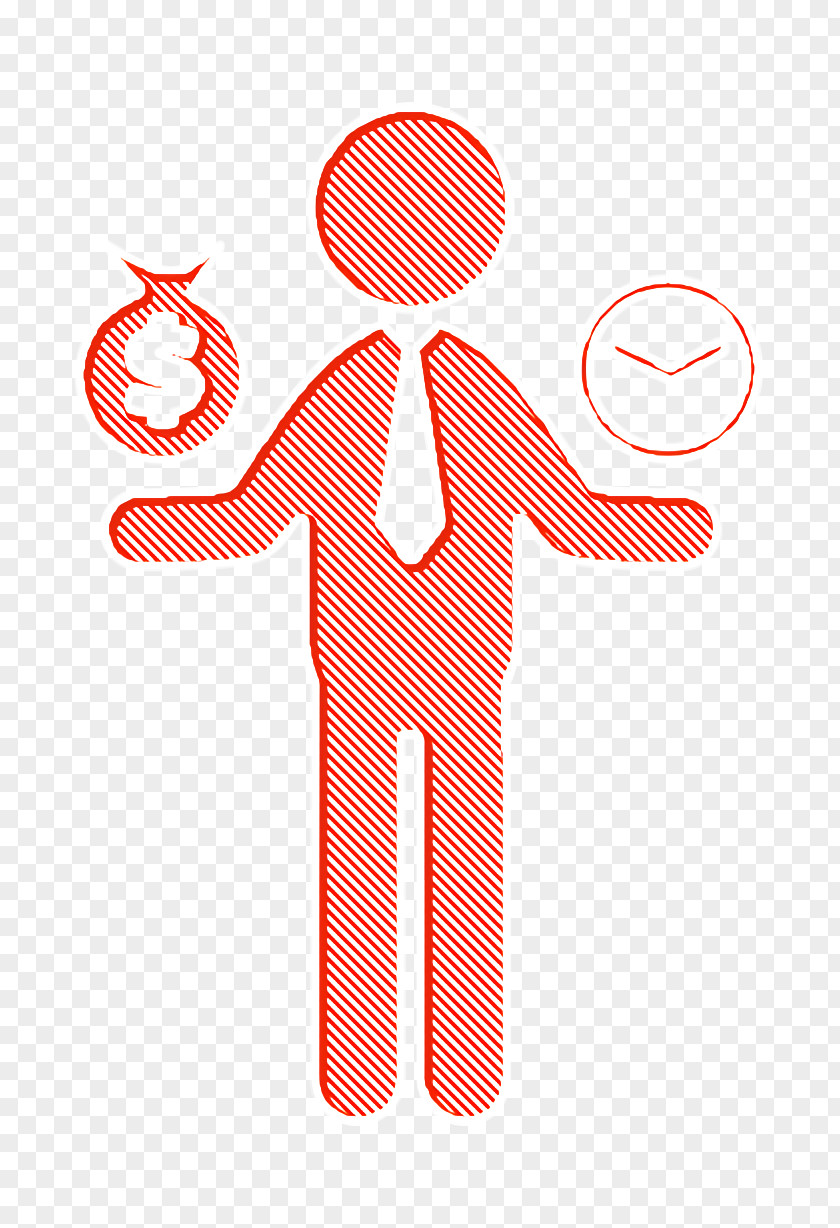 Worker Money Time Icon Work Business PNG
