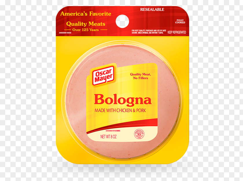 Bolona Oscar Mayer Bologna Beef Delicatessen Sausage PNG