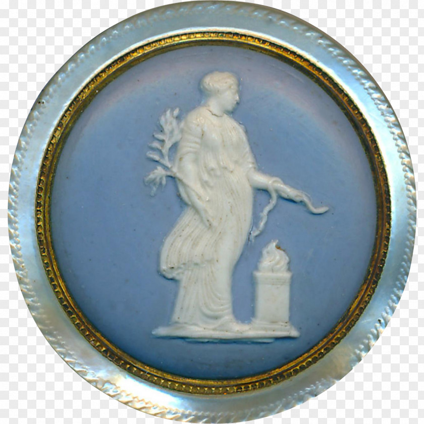 Button 18th Century Wedgwood First Inauguration Of George Washington Porcelain PNG
