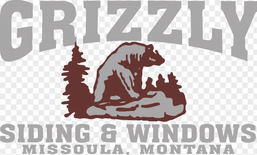 Grizzly Painting Logo Mammal Brand Recreation Font PNG
