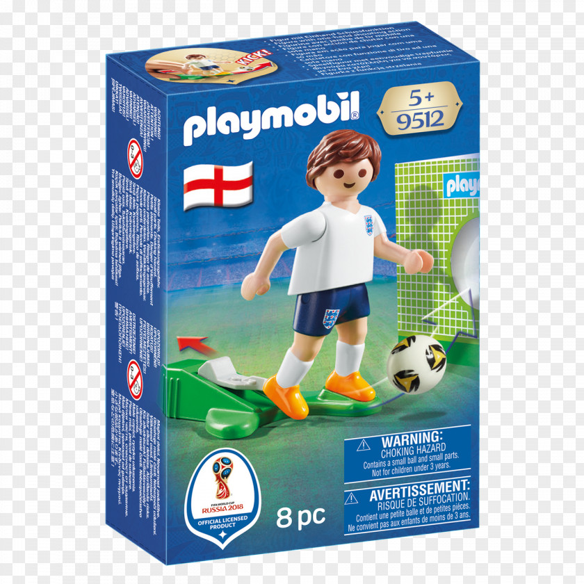 Mundial Rusia 2018 World Cup England National Football Team Playmobil Hamleys Toy PNG