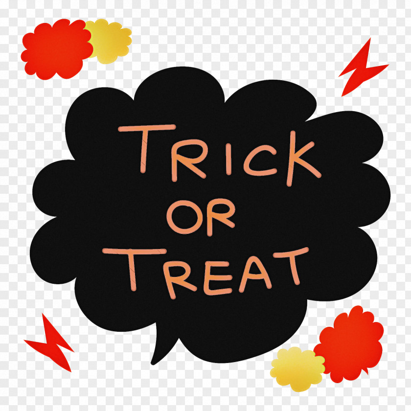 Sticker Plant Halloween Party Text PNG