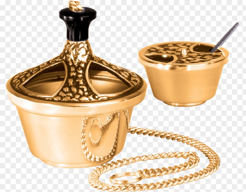 Thurible Censer Metal Incense Rite PNG