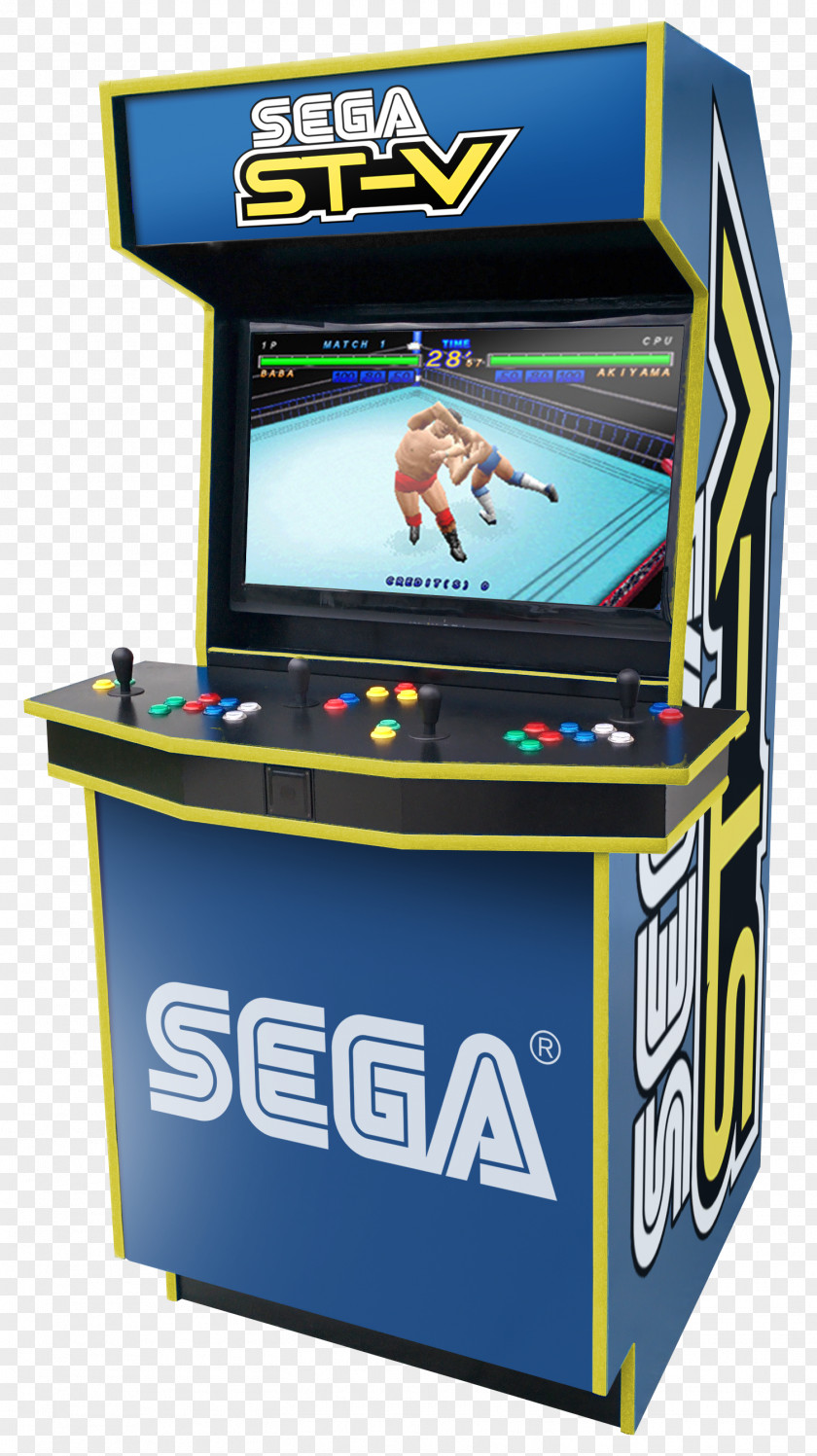 Arcade Cabinet Street Fighter V Game Sonic The Hedgehog 2 Sega Saturn PNG