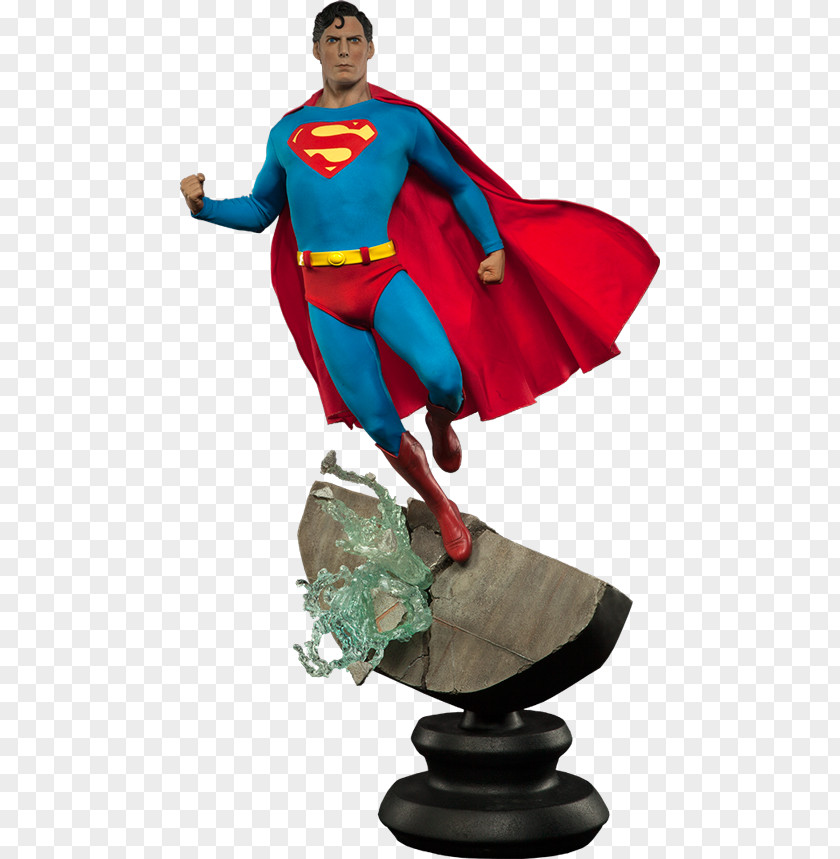 Christopher Reeve Superman Logo Clark Kent Sideshow Collectibles Action & Toy Figures PNG