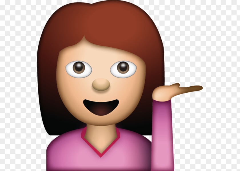 Emoji Woman Gesture Girl Sticker PNG Sticker, hand emoji clipart PNG