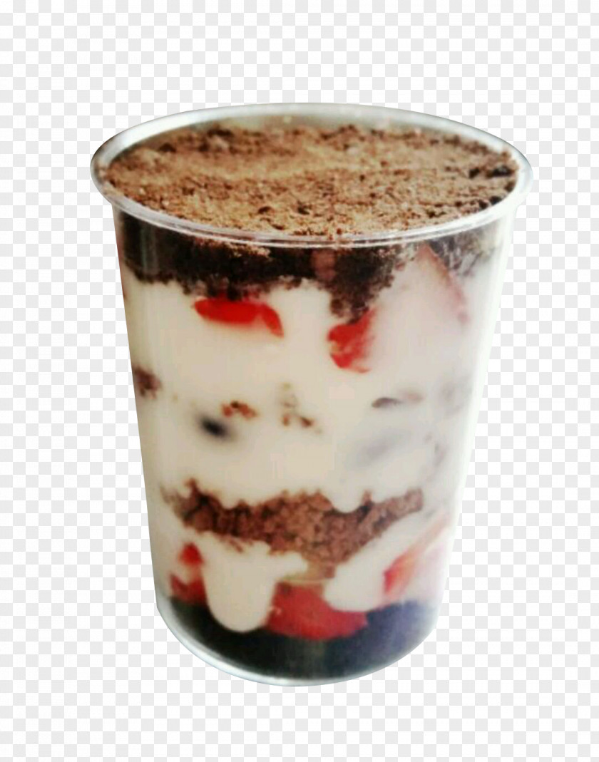 Frozen Milk Tea Oreo Trifle Chocolate Cream PNG
