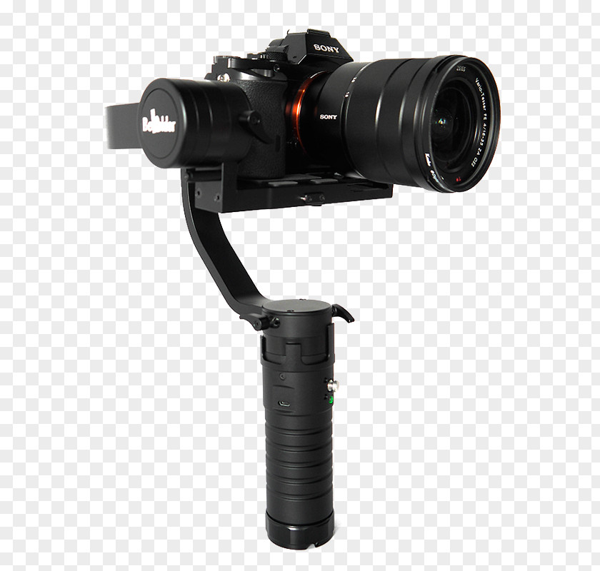 Camera Stabilizer Beholder DS1 Handheld 3 Axis Brushless Gimbal For DSLR Support Weight 2kg Digital SLR Ikan DSLRs (Black) PNG