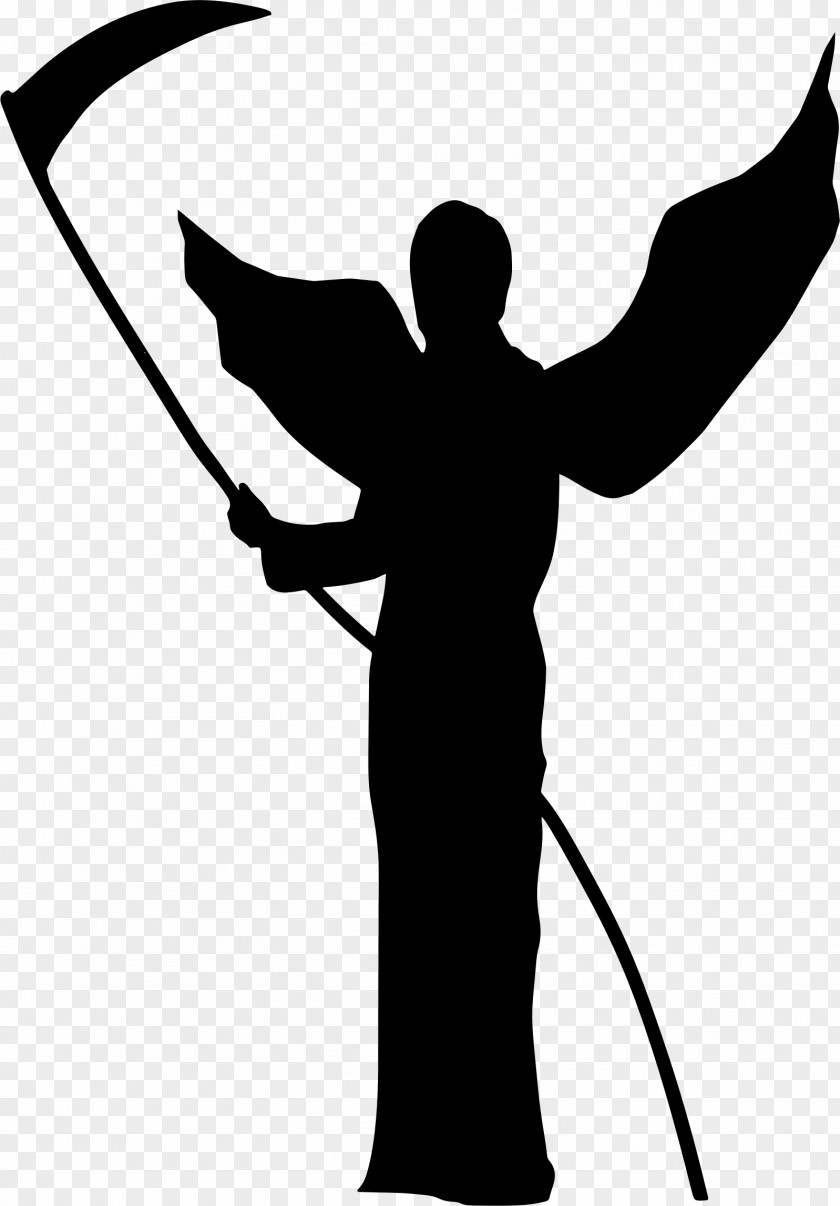 Death Angel Forever After: A Dark Comedy Silhouette Clip Art PNG