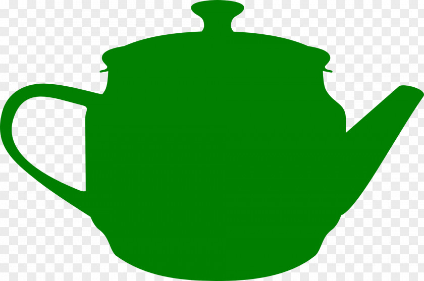 Green Tea Teapot Teacup Clip Art PNG