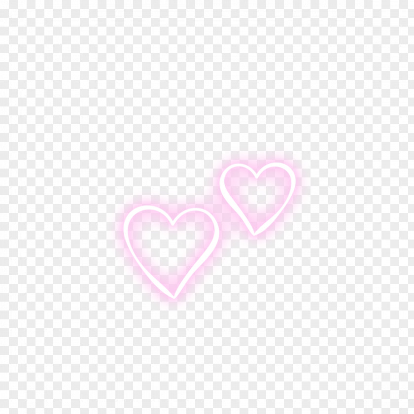 Pink Heart Clker M M-095 PNG