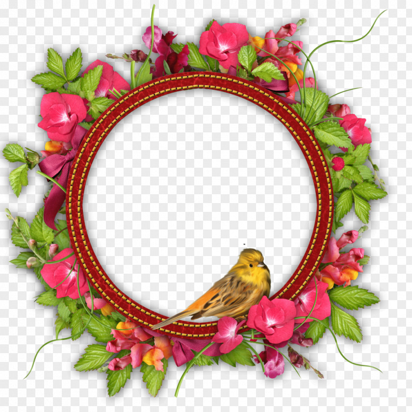 Round Frame Best Borders Flower Picture Frames Molding PNG