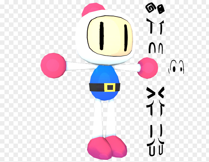 Topknot Super Bomberman R 64: The Second Attack Hero PNG