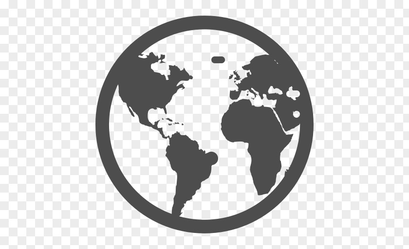 Globe World Map Vector Graphics PNG