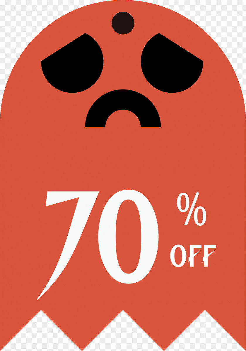 Halloween Discount Sales 70% Off PNG